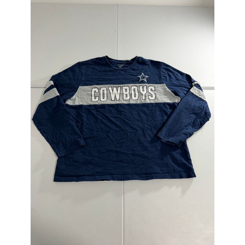Dallas Cowboys Men’s Long Sleeve Shirt Size Blue and Gray Size XL